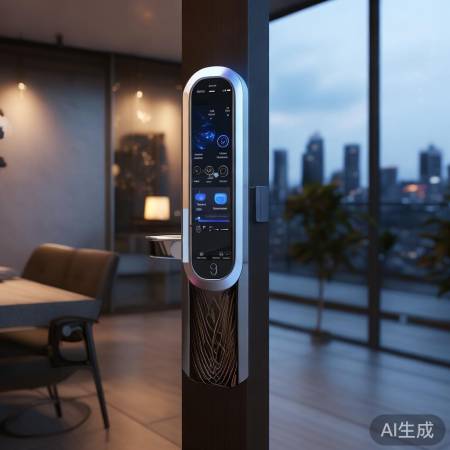 指纹锁升级，AI智慧锁心守护