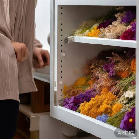 定期检查干花，防霉保持家居整洁