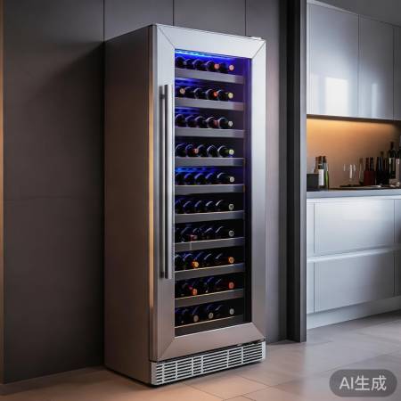 LED红酒柜，时尚厨房装饰