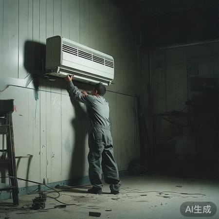 空调安装不规范易掉落，严格把关