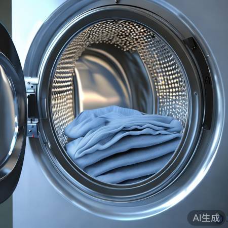 洗衣机内壁清洁消毒，衣物健康无