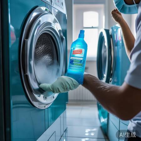 滴露洗洗衣机，空机通风，清水冲