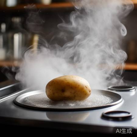 Vati集成灶蒸土豆,便捷美味