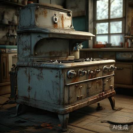 老旧铸铁灶存隐患，已被市场淘汰