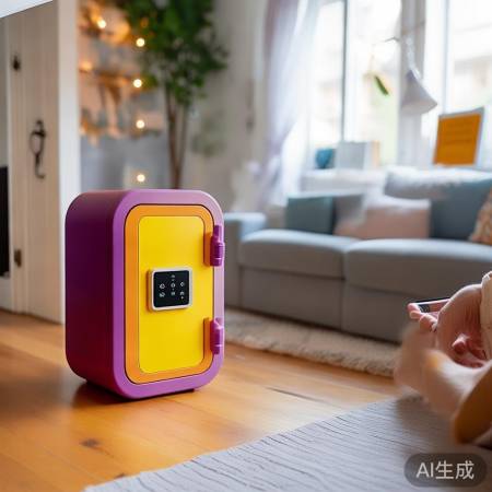 智能家居保险柜，便捷安全，守护