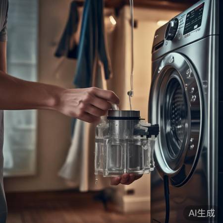 洗衣机保养：清洁滤网，拔插头，