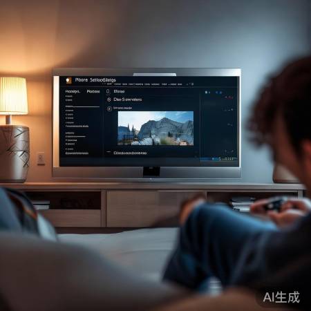 调整电视设置，消除黑带