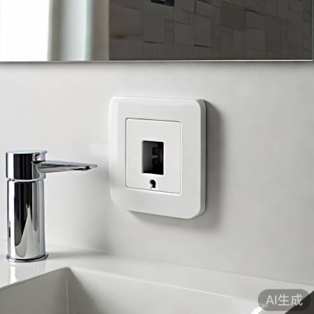 浴室插座宜高1米，美观实用。