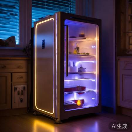 冰箱添灯饰，夜色更温馨