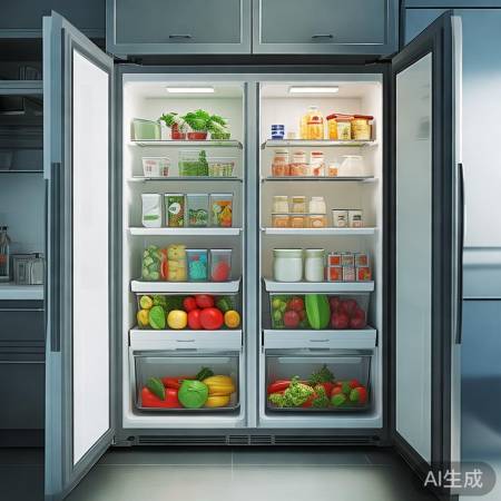 冰箱分类存,物品易拿取。