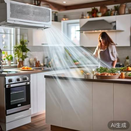 空调辅助烹饪，风力抽油烟
