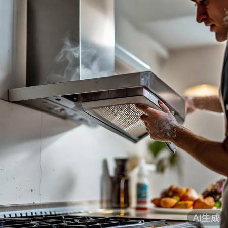抽油烟机清洁，防火又保效