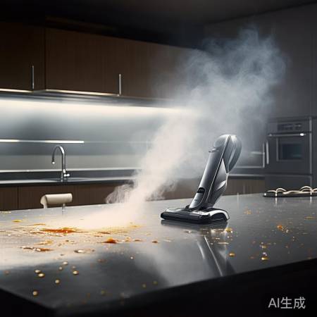 厨房清洁神器，蒸汽杀菌除油垢