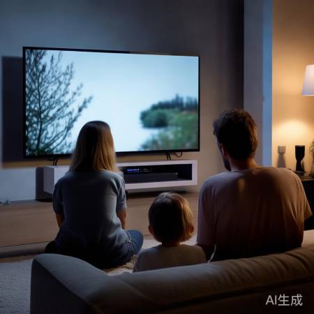 “调电视亮度改善黑带”