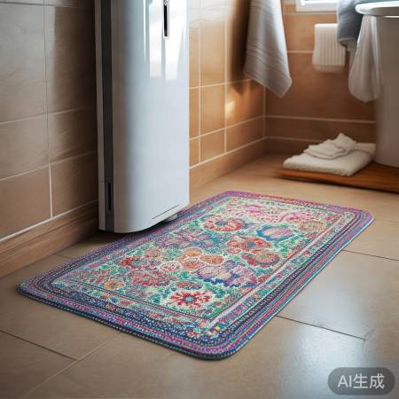 热水器旁防滑垫，安全温馨两不误