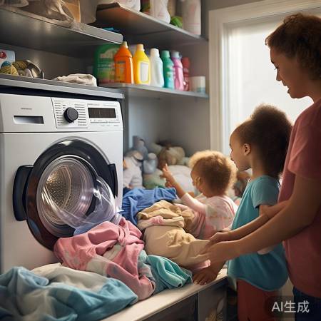 洗衣机定时省水电，选对程序更洁