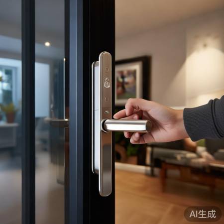 指纹锁用技巧,留指纹错,电池常