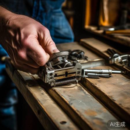 小心卸旧锁芯，内六角扳手助阵