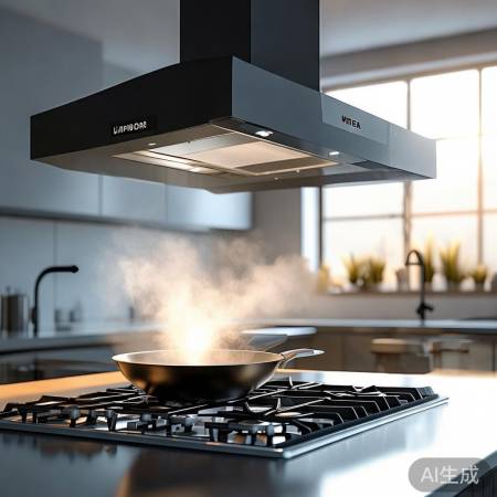美的油烟机吸力强，中式爆炒无忧