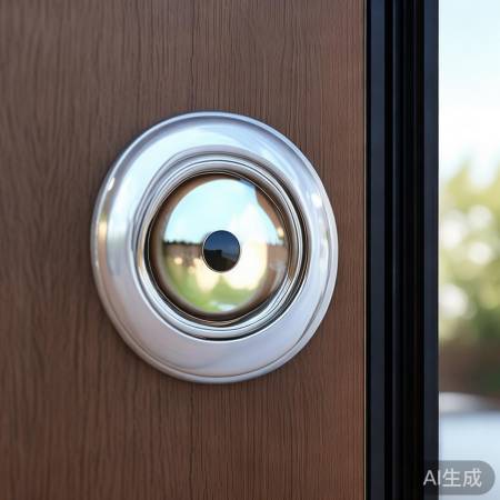 猫眼安装不当成隐患，应低于门中