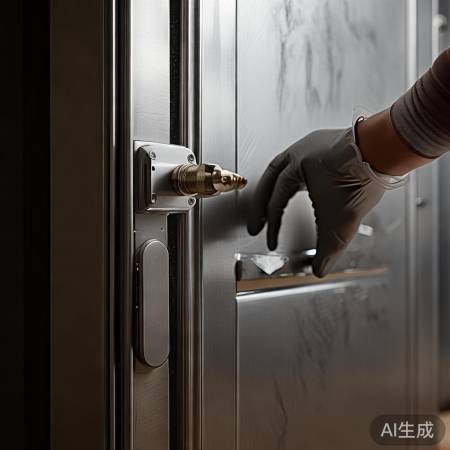 防盗门保养：清洁锁具，及时维修