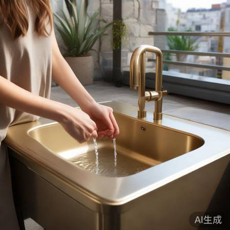 阳台洗手盆弊端：影响洗衣机寿命