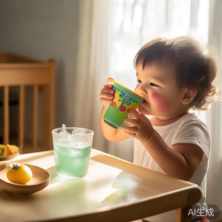 宝宝夏日补水，果汁绿豆汤助益多