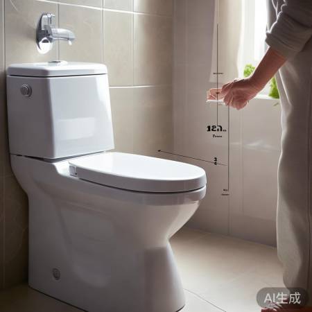 马桶座圈高度宜40-45cm,