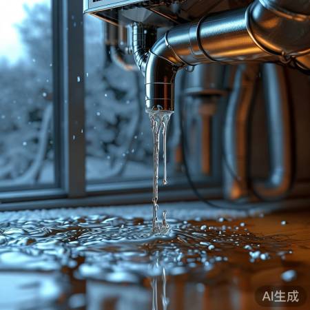 中央空调冬天滴水,冷热空气遇冷