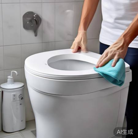 智能马桶圈消毒，从边缘到喷嘴。