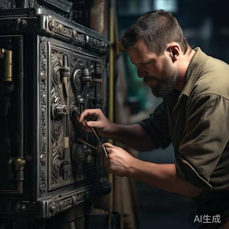古法撬锁,老式保险柜技巧