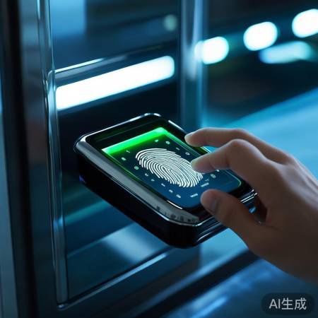 指纹录入，绿光指引操作