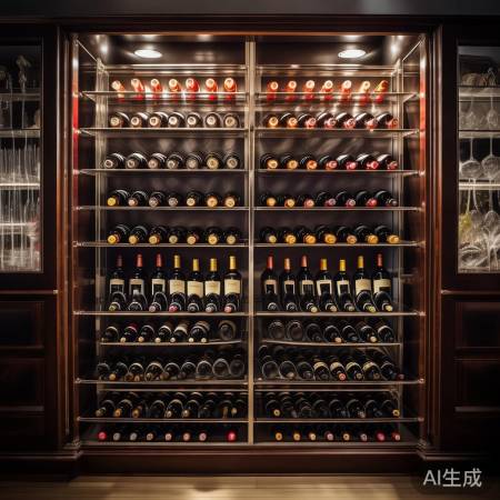 红酒柜，定期整理，整洁赏心。