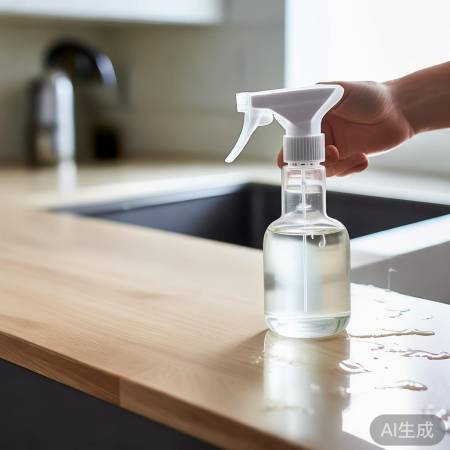 白醋喷水渍，消毒又去污