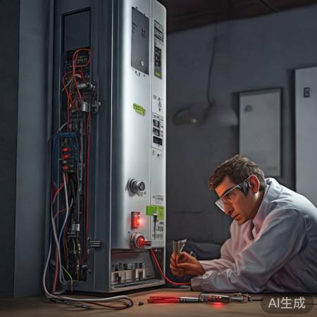 壁挂炉红灯报警，换温度传感器。