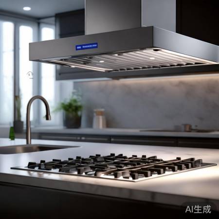 高效静音，3986油烟机吸力强