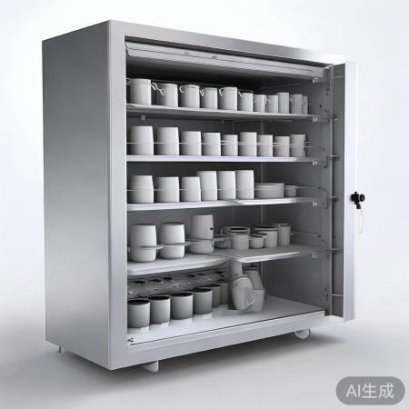 多功能杯柜，大容量，灵活隔层，