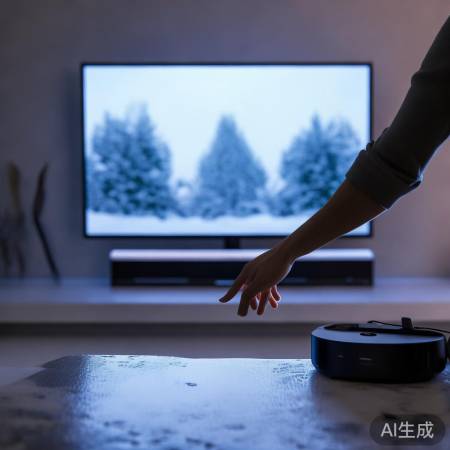 电源键重启机顶盒，解决卡顿雪花