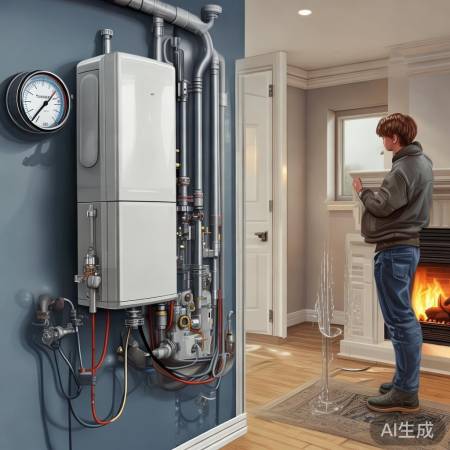 壁挂炉热水不出?查水压,调阀门