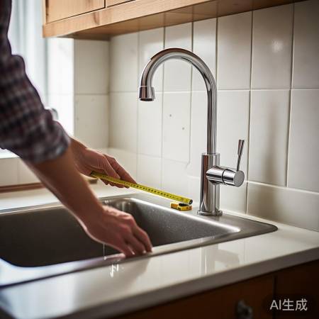 水龙头安装：水槽旁，量距适中