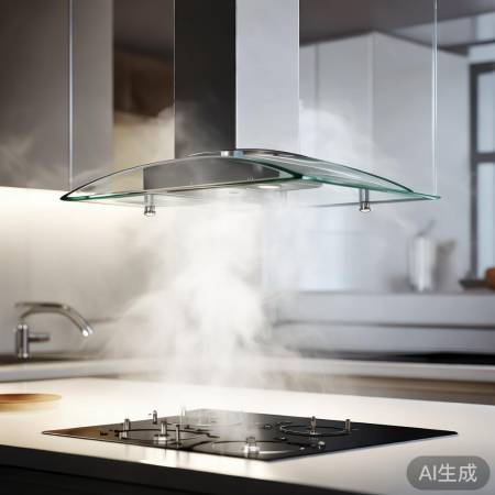 厨房玻璃抽烟，洁净厨房新选择