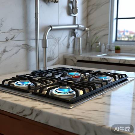 “燃气灶安装近管道，启动更快速