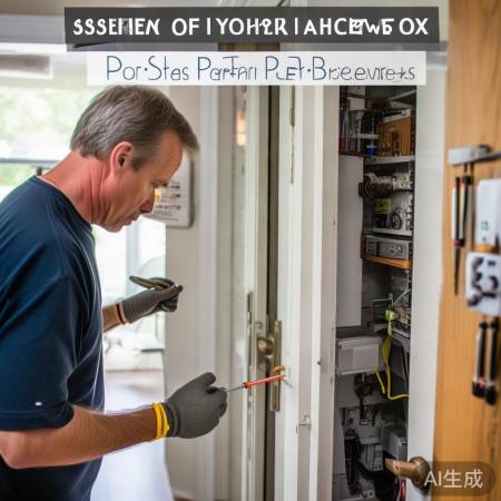 防盗门电池盒换攻略，安全无忧教