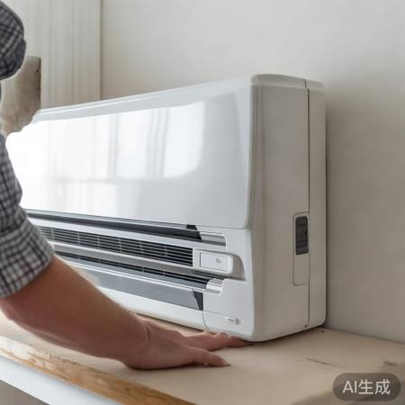 “维修前，先关空调电源，安全第