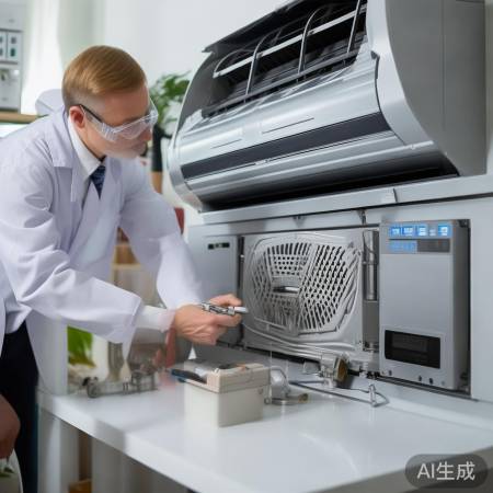 空调冷媒管检查，防泄漏保制冷