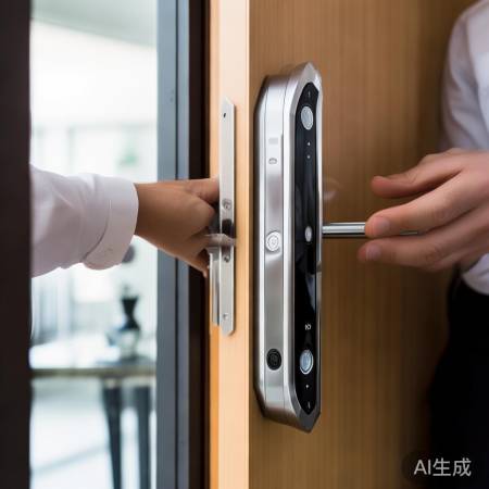 指纹锁新潮安全，专业安装更放心