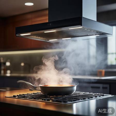 智能感应，自动油烟机，贴心设计