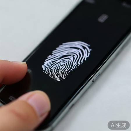 指纹解锁，先擦干净手指。