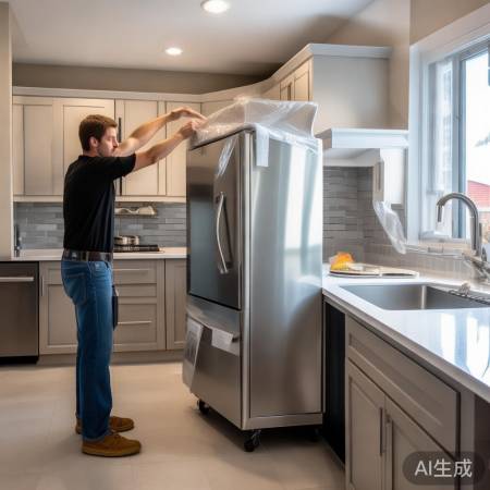 消毒柜安装:检查包装,放置平整