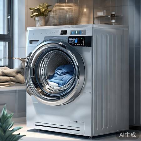 智能洗衣机,自动调节,省时高效